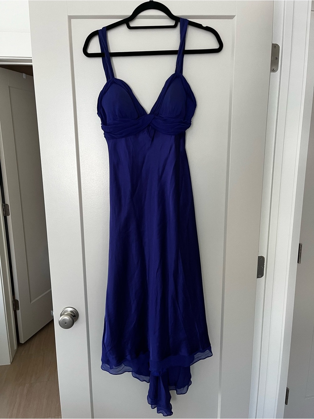 Vintage Cache silk midi dress